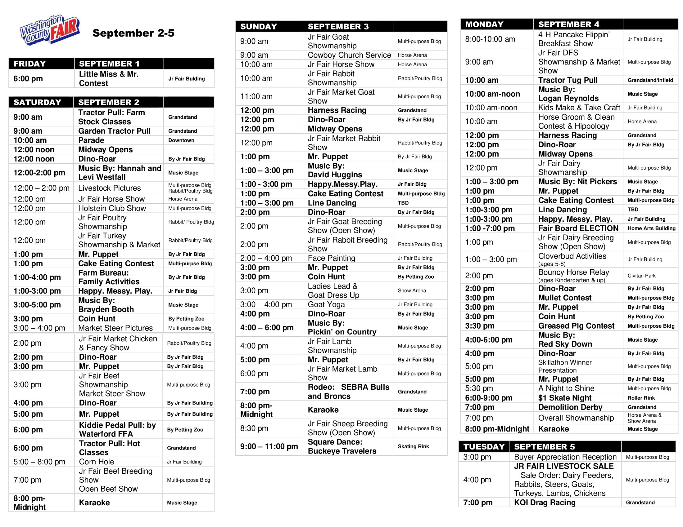 Clay County Fair 2025 Schedule Arlyn Engracia